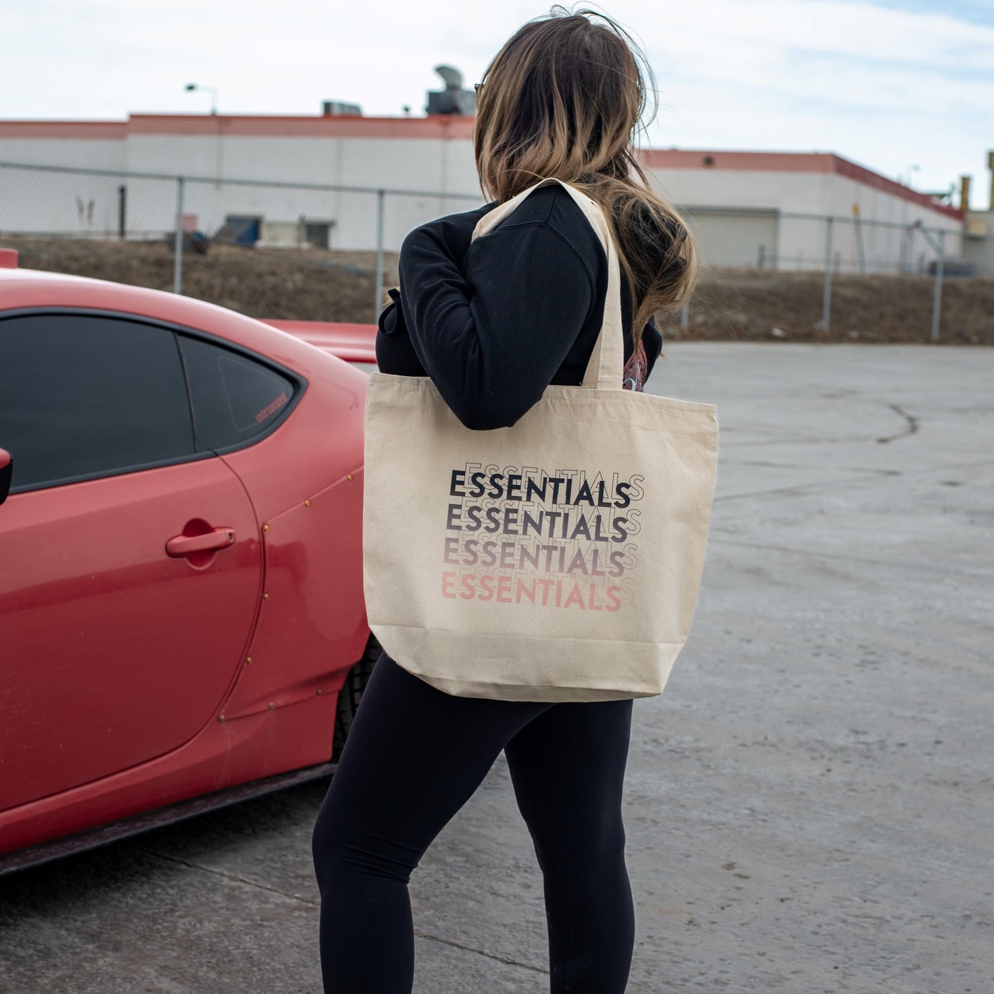 Essentials Zippered Tote Bag