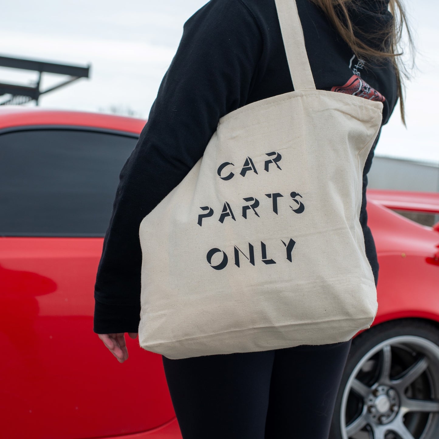 Car Parts Only Zippered Tote Bag