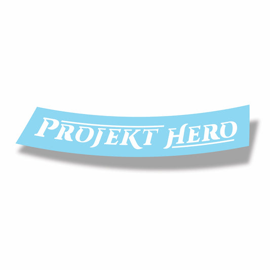 Projekt Hero 12" Decal